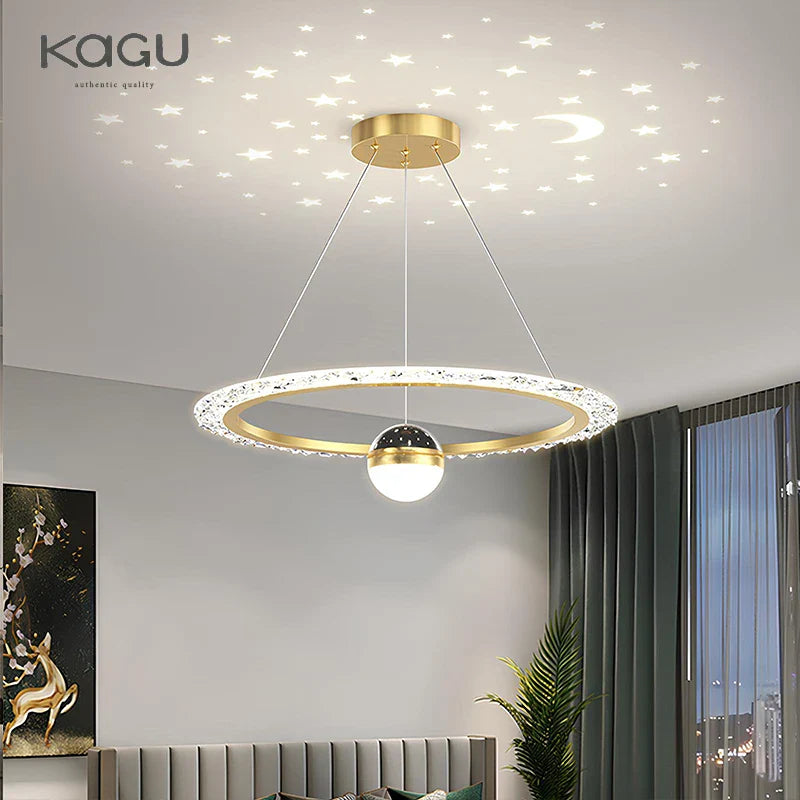 Afralia™ Nordic Gyptian LED Chandelier for Living Room Bedroom Dining Room