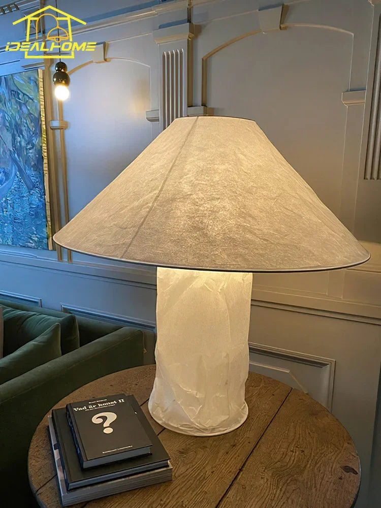 Afralia™ Minimalist LED Tyvek Floor Lamp for Bedroom & Living Room