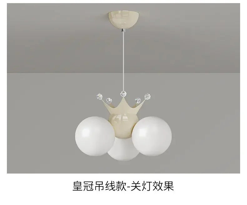 Afralia™ Nordic LED Chandelier Pendant Light for Children's Room, Bedroom, Dining Room
