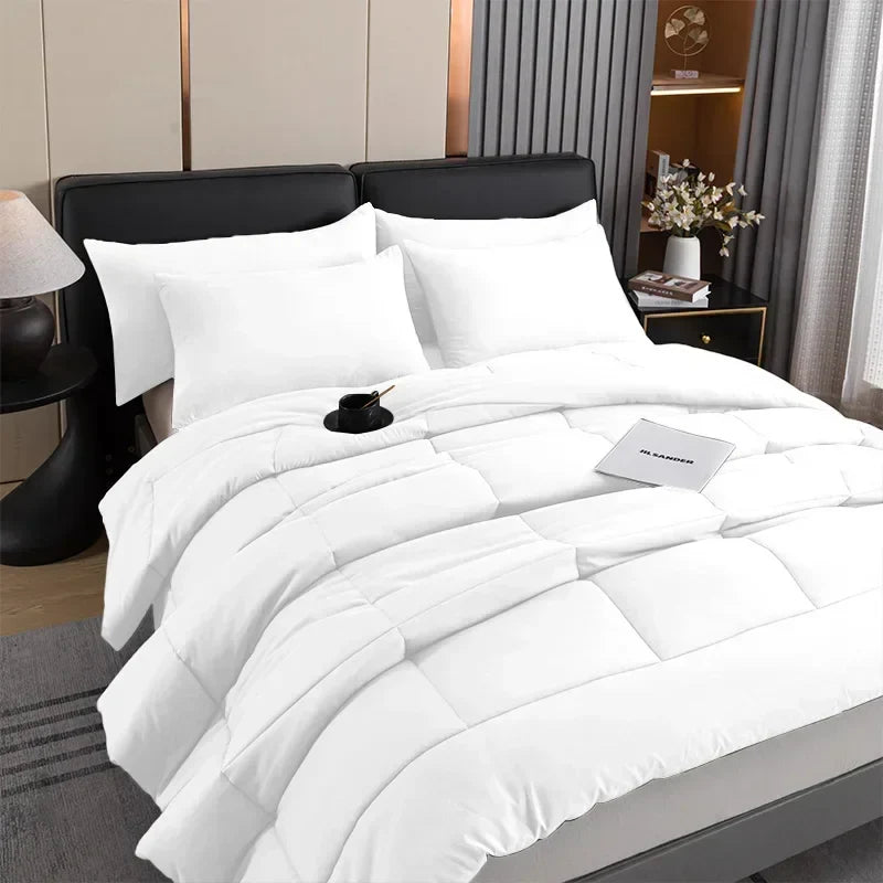 Afralia™ All-Season Quilted Duvet Set - Queen & King Size Comforter with Pillowcases