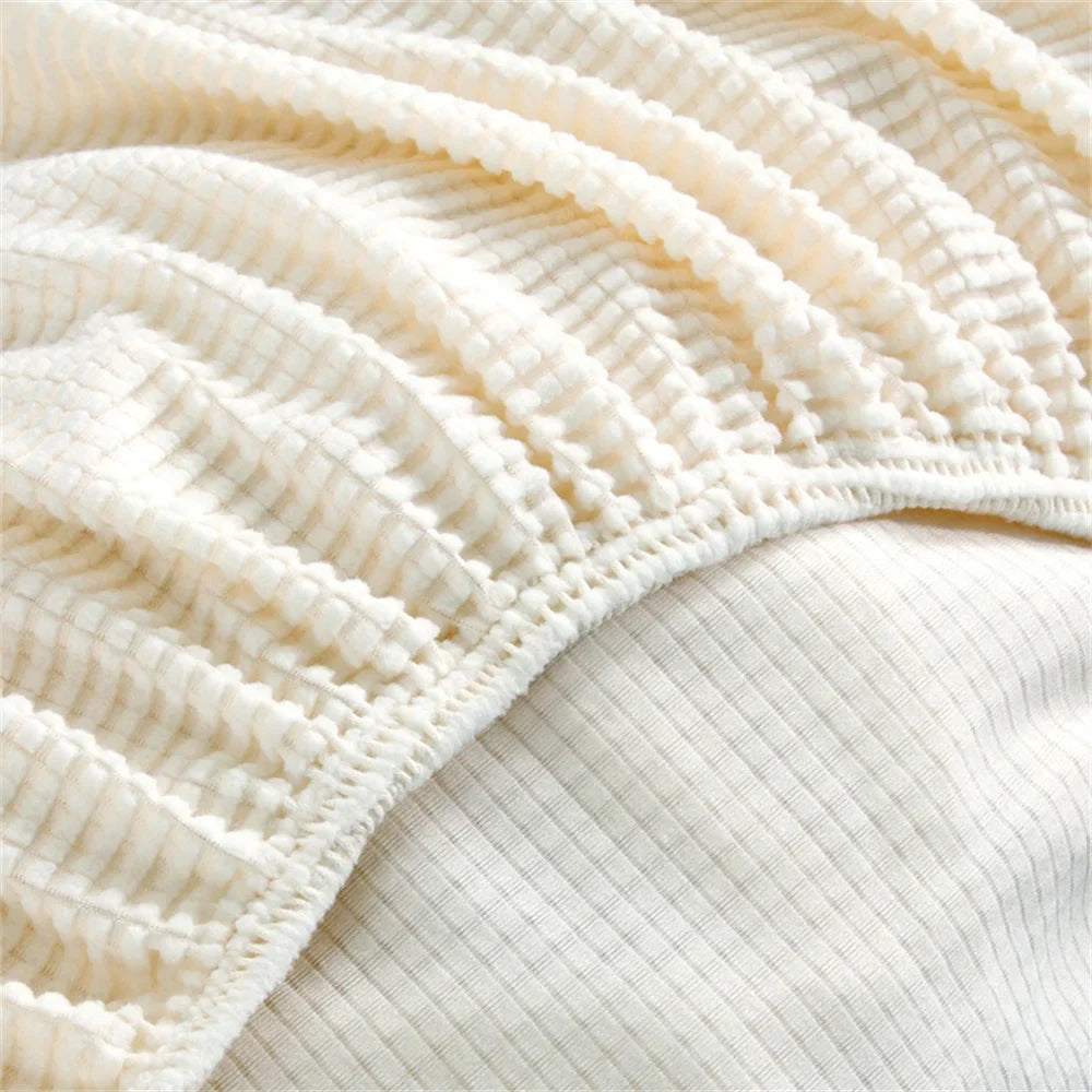 Afralia™ Thicken Stretch Sofa Cover Slipcover, 13 Solid Colors, Spandex Couch Case