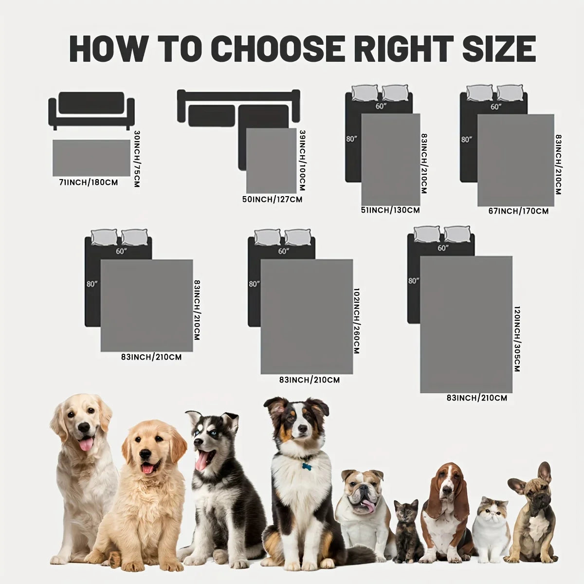 Afralia™ Dog Bed Cover: Waterproof & Non-Slip Pet Blanket for Furniture & Car