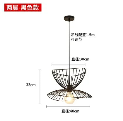 Afralia™ Mesh Metal LED Pendant Chandelier for Home Decor