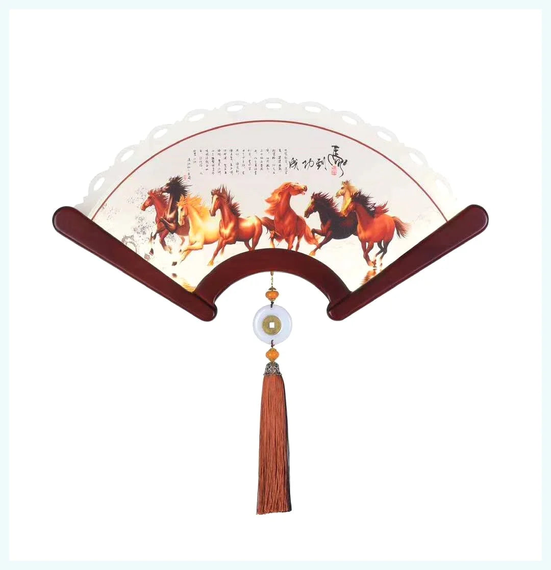 Afralia™ Fan-shaped Wood LED Wall Lamp for Bedroom & Living Room
