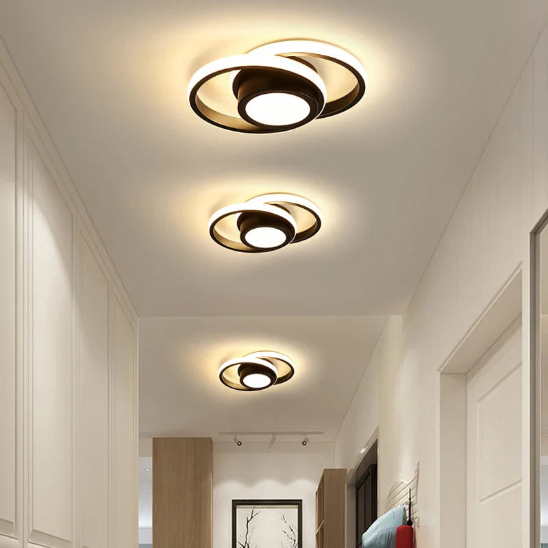 Afralia™ LED Ceiling Lamp: Modern Indoor Lighting Fixture, 36W 32W 20W, Bedroom Corridor Balcony Foyer