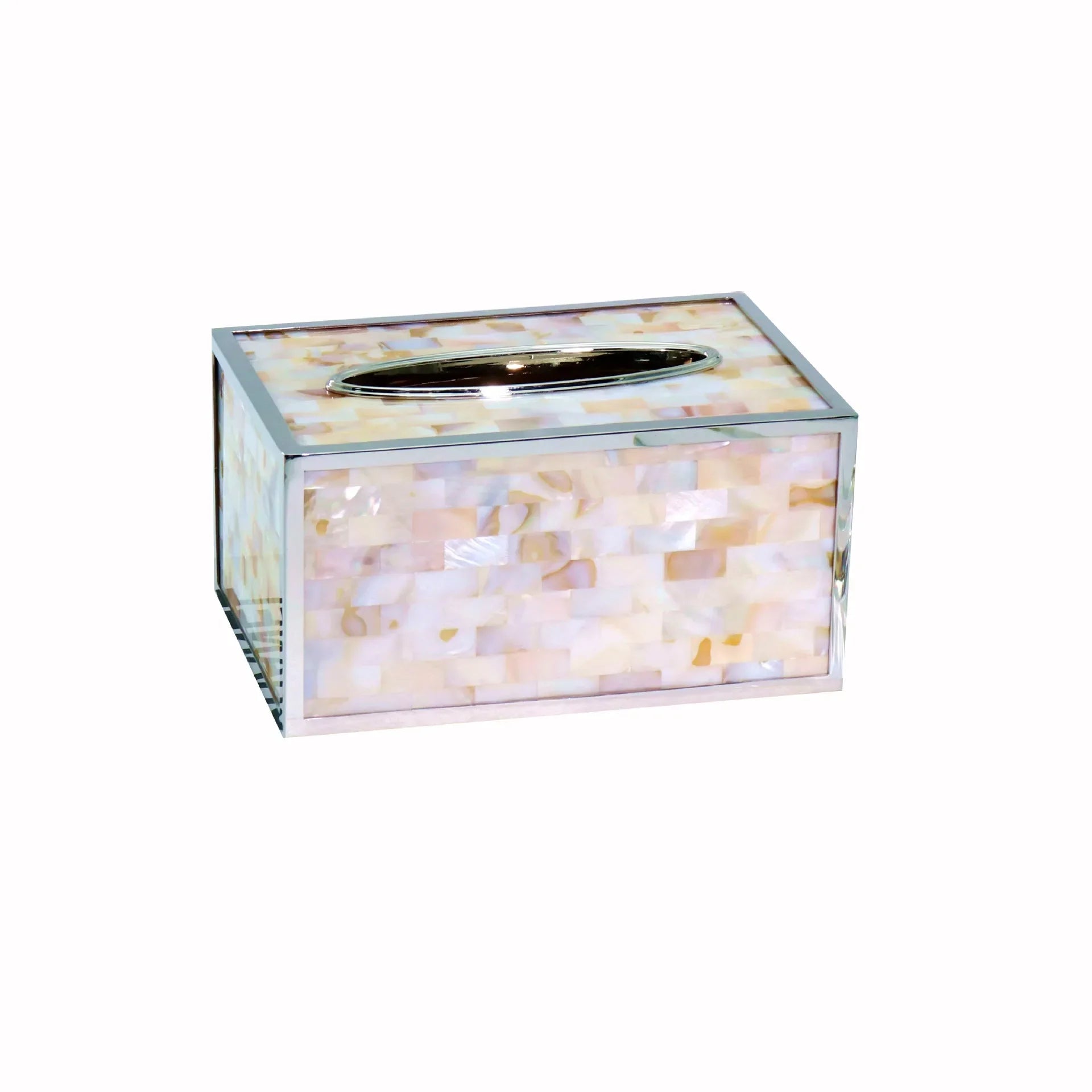Afralia™ Plaid Fritillary Tissue Box Holder, Luxury Desktop Storage Container for Home Decor