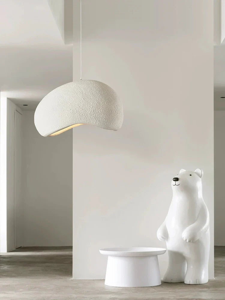 Afralia™ Cream Cloud Chandelier: Modern LED Pendant Lamp for Home, Restaurant, Bar