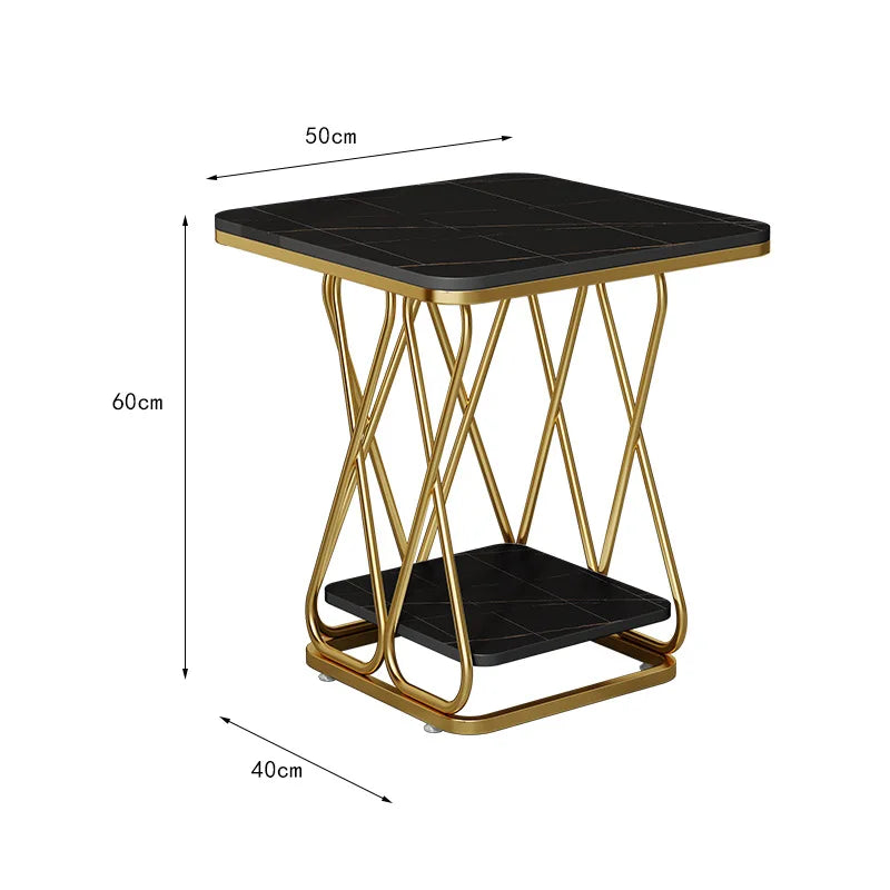 Afralia™ Modern Nordic Marble Coffee Table Luxury Living Room Furniture