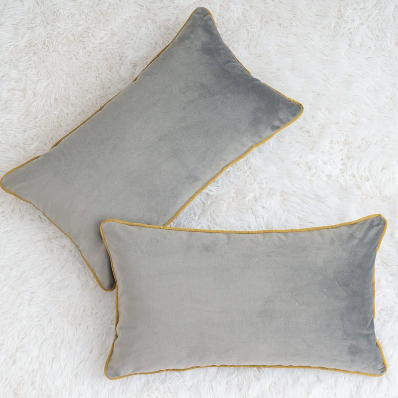 Afralia™ Velvet Pillow Cover with Pressed Edge 65*65cm - Modern & Soft Decorative Case