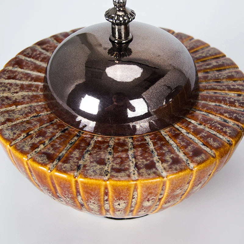 Afralia™ Ceramic General's Jar Porcelain Vase Home Decor Accessory