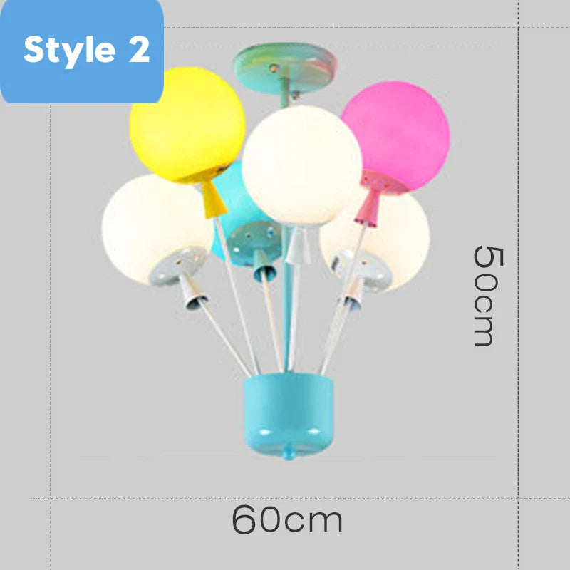 Afralia™ LED Balloon Ceiling Light Living Dining Room Baby Child Ceiling Lamp