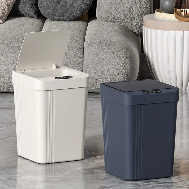 Afralia™ Smart Sensor Trash Can for Home - Automatic & Waterproof Waste Bin