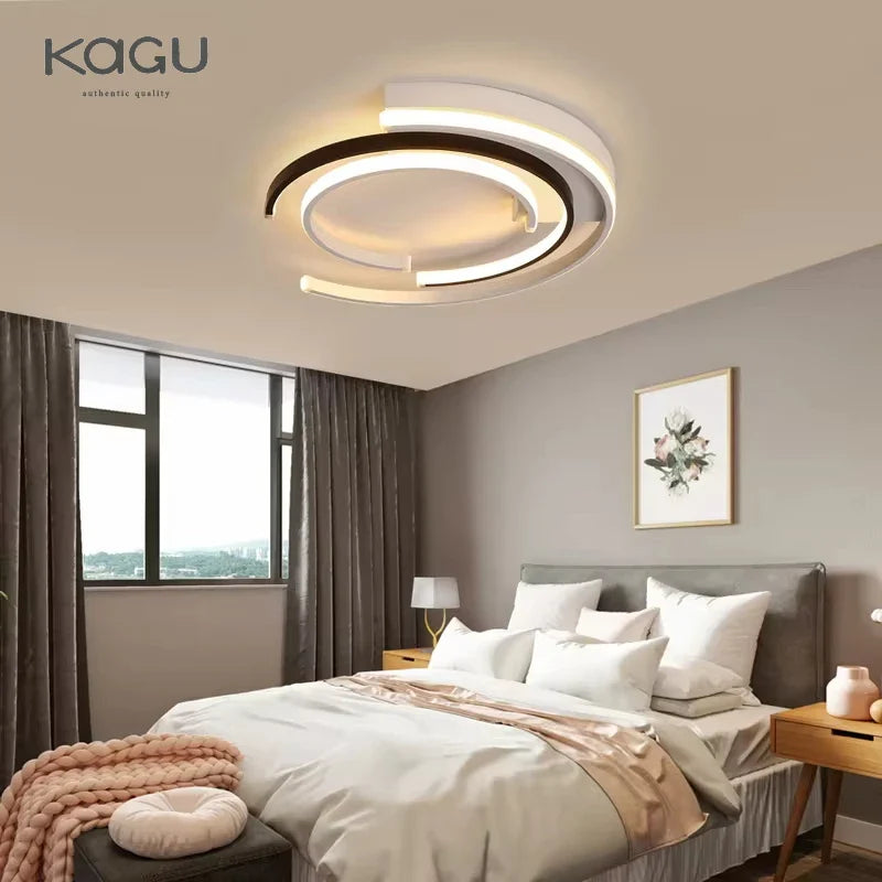 Afralia™ Modern LED Ceiling Light for Aisle, Living Room, Bedroom, Dining Room