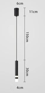 Afralia™ Rotatable Spotlight Pendant Lamp for Modern Bedroom, Living Room, and Kitchen Lighting