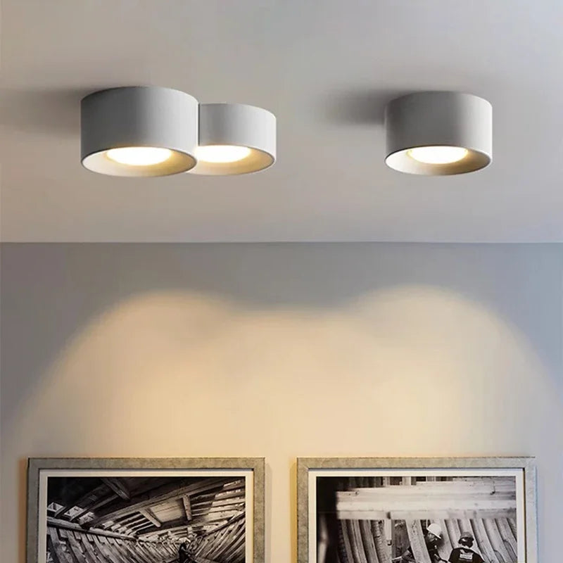 Afralia™ Modern LED Ceiling Lamp - Minimalist Cylinder Spotlight