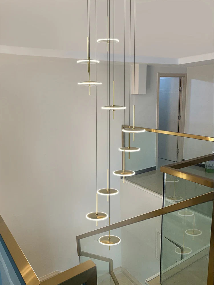 Afralia™ Nordic Black Chandelier Living Room Crystal Pendant Light