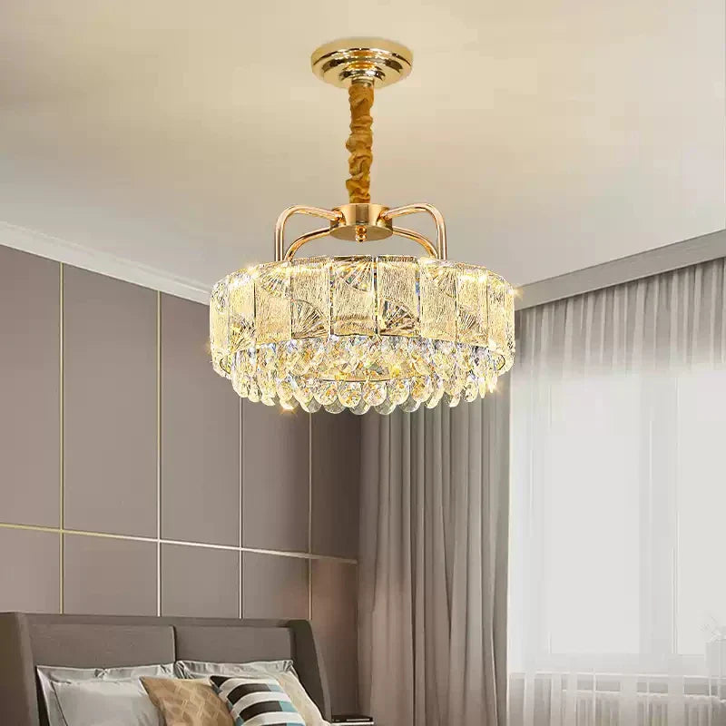 Afralia™ Luxury Crystal Pendant Light for High-End Atmosphere