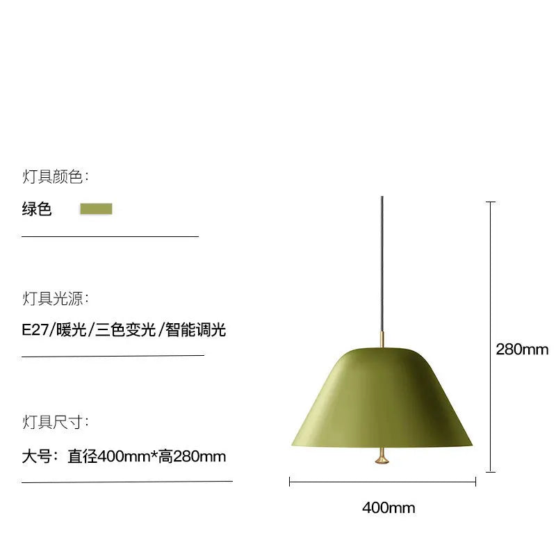 Afralia™ Acrylic Green Dimmable Hand Sweep Induction LED Pendant Lamp