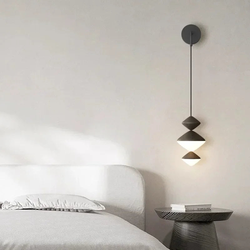 Afralia™ Modern Minimalist LED Pendant Lights Bedroom Study Wall Lamp Living Room Indoor Fixture