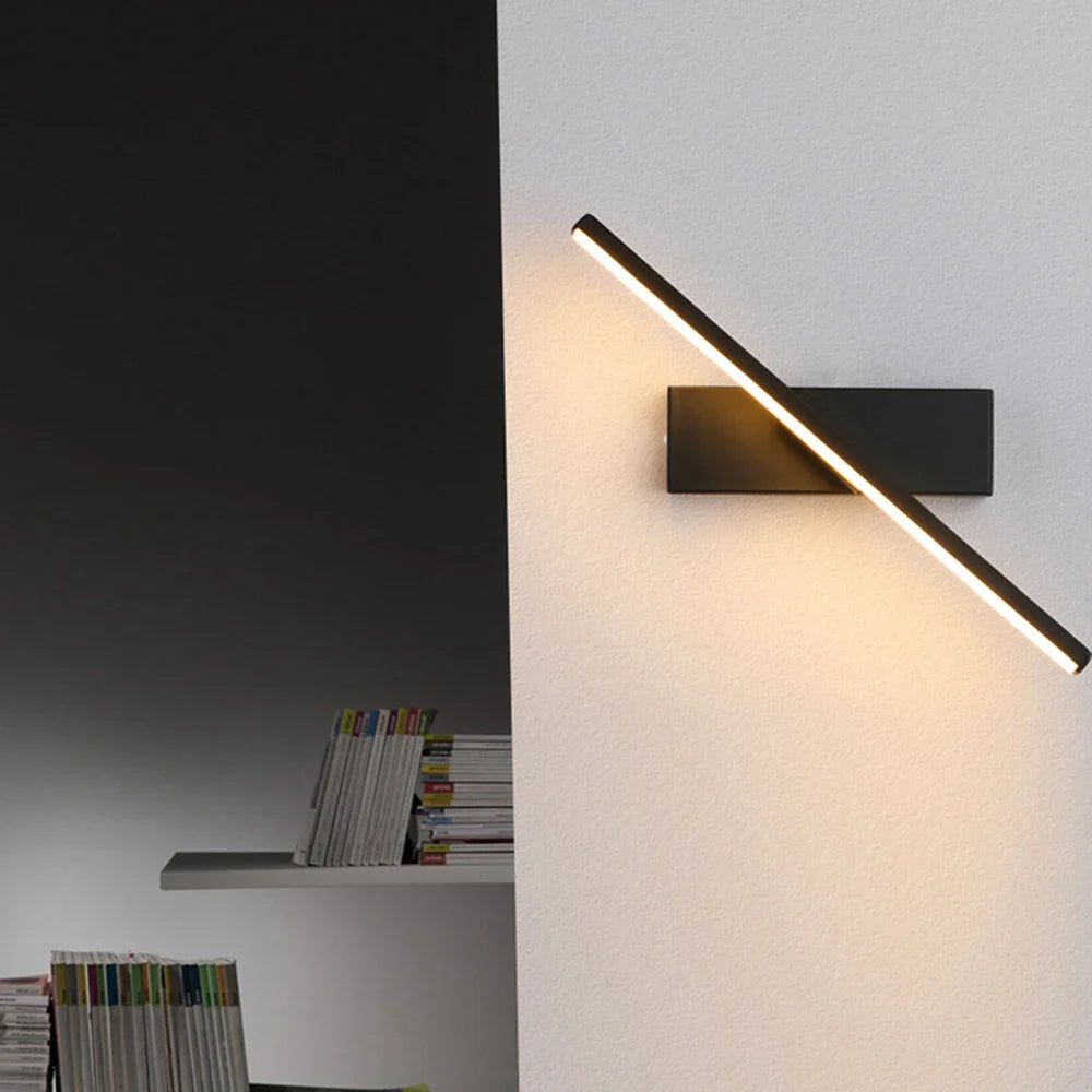 Afralia™ Rotatable LED Wall Light for Living Room Bedroom Sconce Lighting