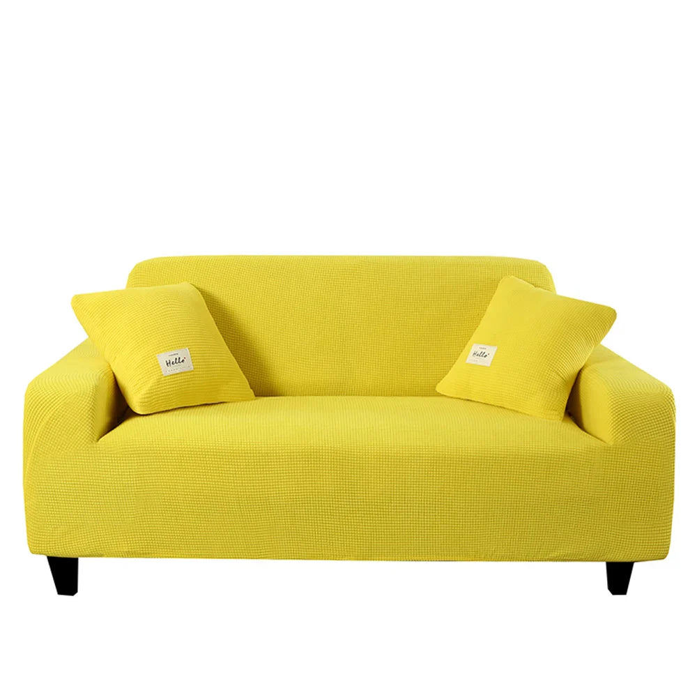 Afralia™ Thicken Stretch Sofa Cover Slipcover, 13 Solid Colors, Spandex Couch Case