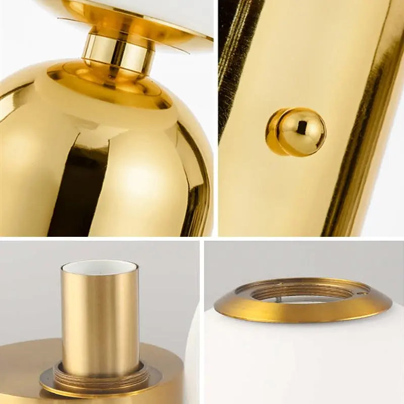 Afralia™ Glass Desk Lamp: Sleek Nordic Design, Ideal for Bedroom, Living Room, e27