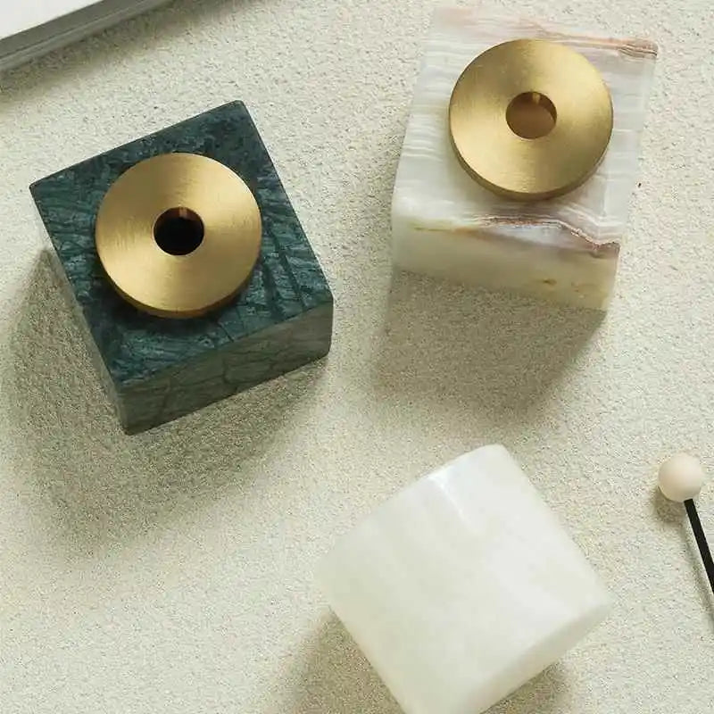 Afralia™ Marble Aromatherapy Bottle: Nordic Style Home Decor & Desktop Storage