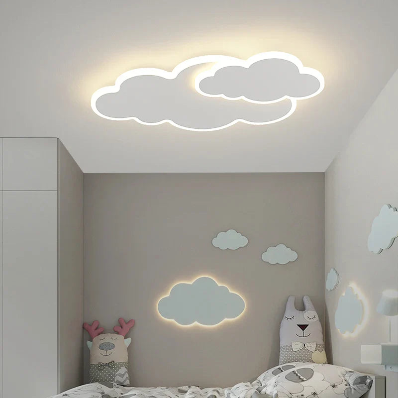 Afralia™ White Cloud LED Chandelier for Bedroom Dining Living Room Modern Home Decoration