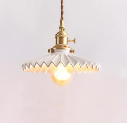 Afralia™ Blue Glass Pendant Lights for Bedroom Dinning Living Room