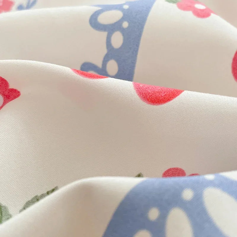 Afralia™ Floral Printed Cotton Quilt Cover Sets - Soft & Breathable Bedclothes