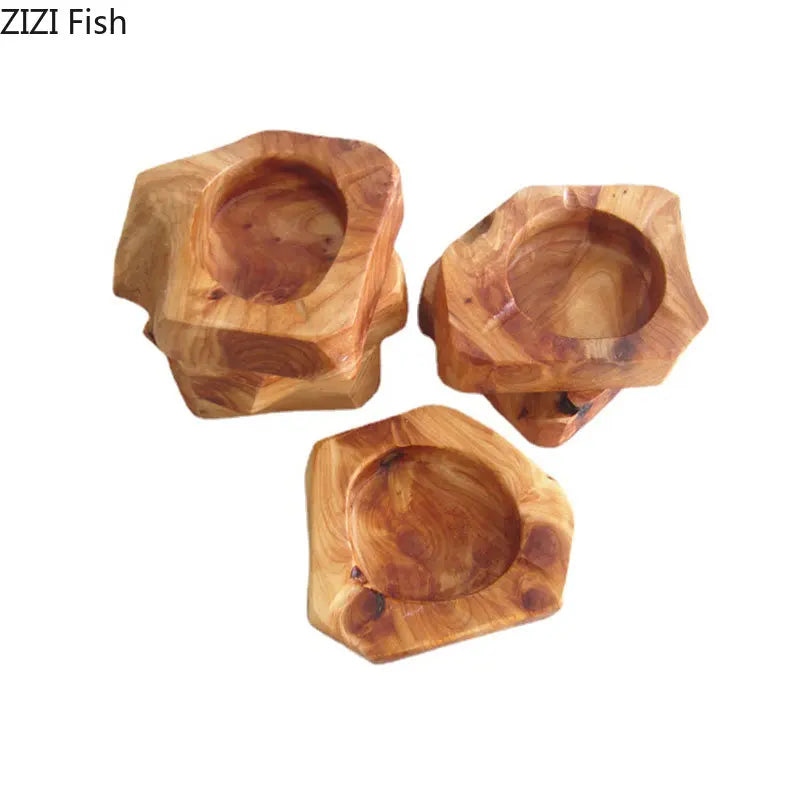 Afralia™ Wooden Geometry Ashtray for Smoking Weed and Cigars - Minimalist Design