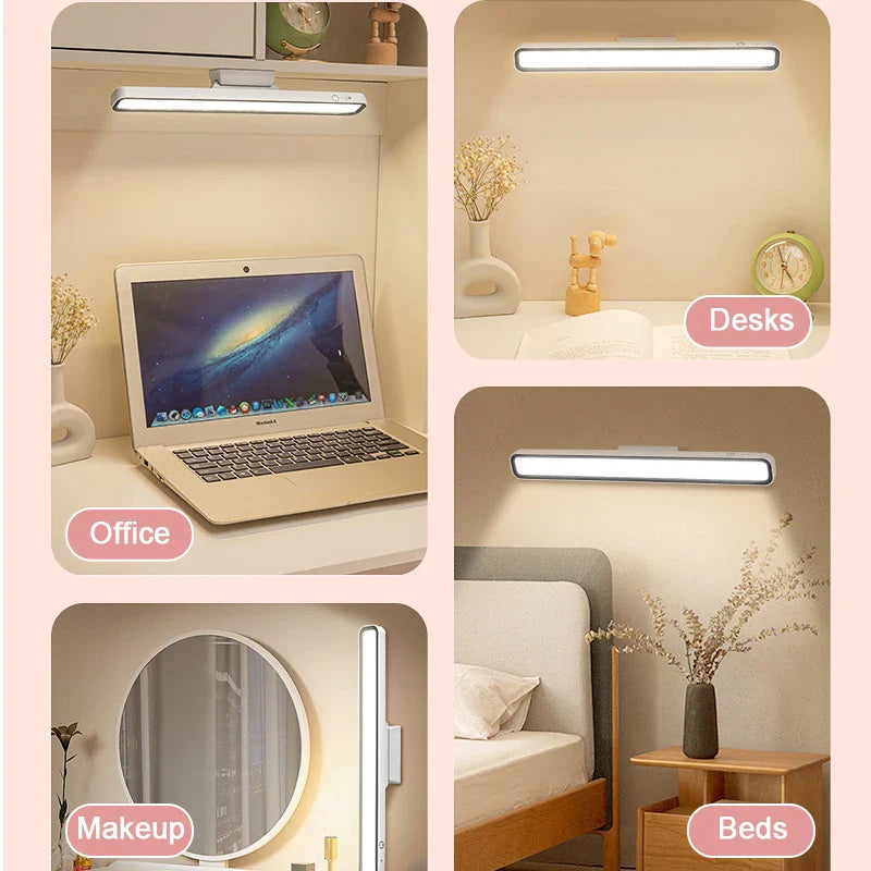 Afralia™ LED Magnetic Desk Lamp Stepless Dimming Cabinet Closet Table Lamp