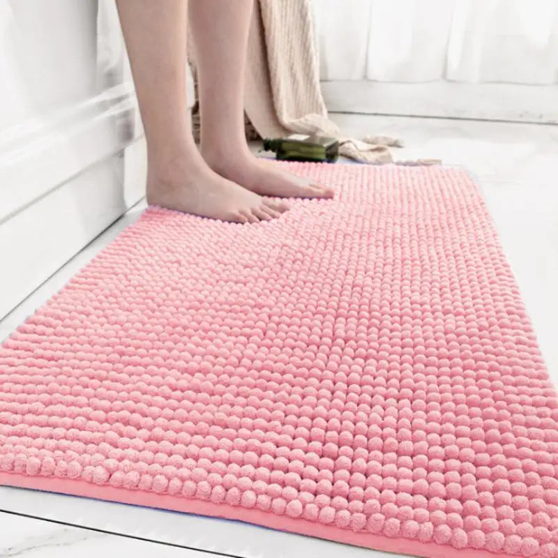 Afralia™ Soft Anti-Skid Bathroom Mat, Absorbent & Quick Drying Chenille Carpet