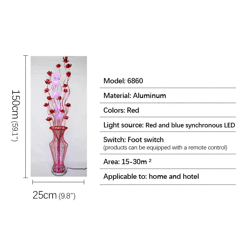 Afralia™ Nordic Golden Flower Floor Lamp: Modern Art LED Decor for Living Room & Bedroom