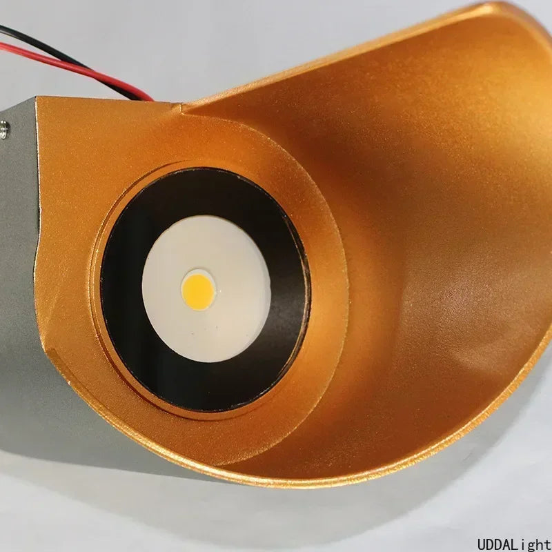 Afralia™ Spiral Design Aluminum Wall Light, Waterproof Outdoor Porch Lamp IP65