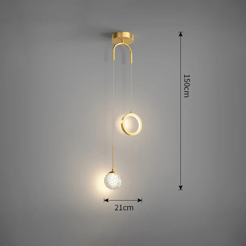 Afralia™ Modern LED Pendant Lights: Stylish Indoor Lighting for Home Living Room Kitchen Bedroom