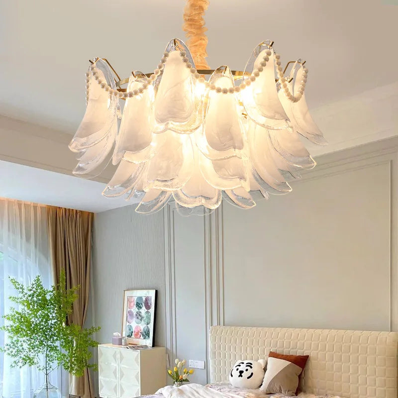 Afralia™ Crystal Chandelier: Modern Light Luxury for Living Room, Bedroom, Dining.