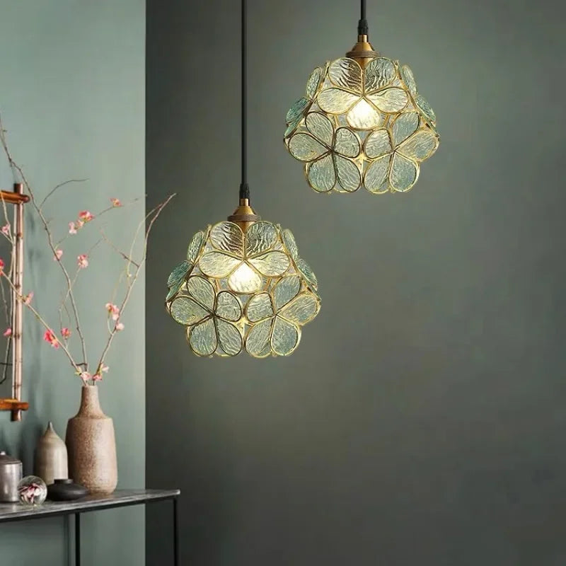 Afralia™ Modern Petal Acrylic Pendant Lamp LED Hanging Lighting