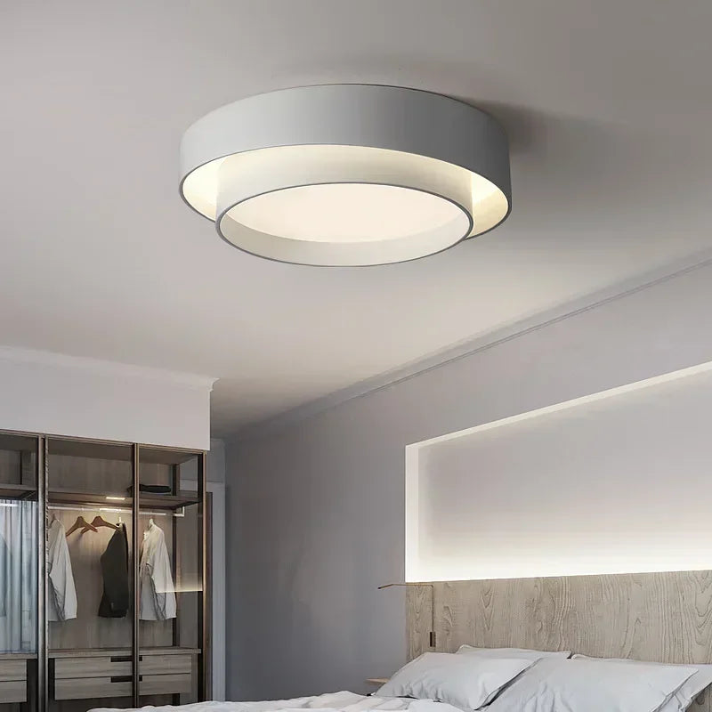 Afralia™ Nordic LED Ceiling Chandelier for Modern Living Room and Bedroom Lighting