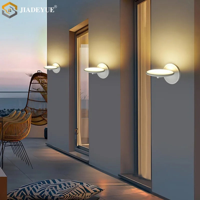 Afralia™ Rotatable LED Wall Lamp for Living Room, Bedroom, and Hallway