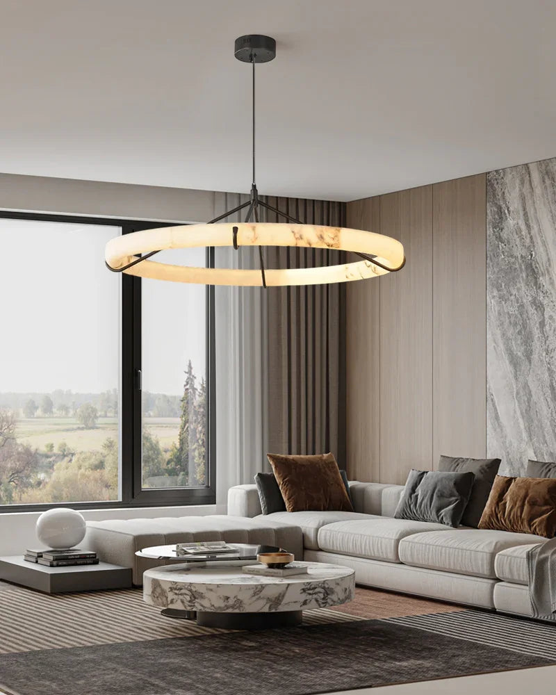 Afralia™ Marble Chandelier Pendant Light for Kitchen Dining Living BedroomLuxury Lighting