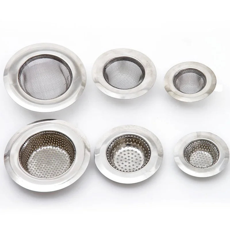 Afralia™ Stainless Steel Sink Drain Filter Screen for Kitchen and Bathroom Drainage