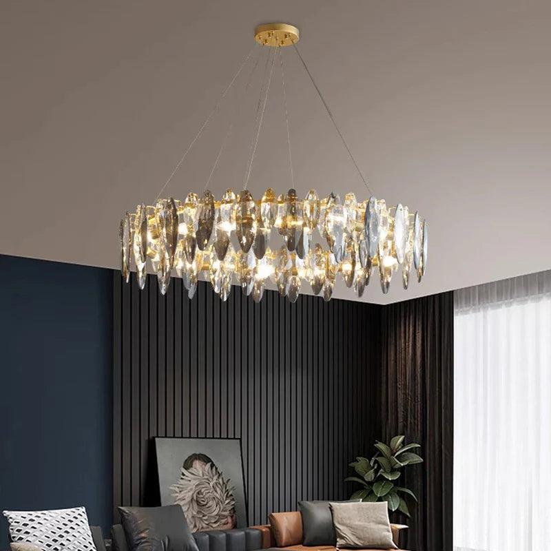 Afralia™ LED Chandeliers: Modern Home Decor Pendant Light Lamps for Living Room & Dining Room