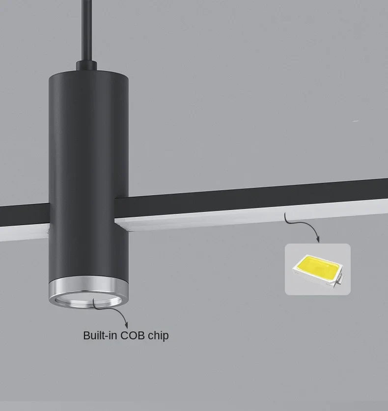 Afralia™ Modern Black Gold LED Pendant Light for Kitchen Dining Chandelier Home Decor