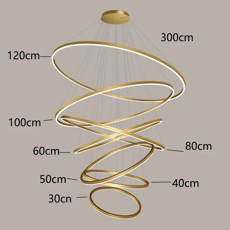 Afralia™ Nordic Stair Chandelier for Living Room, Bedroom, and Dining Room Lighting