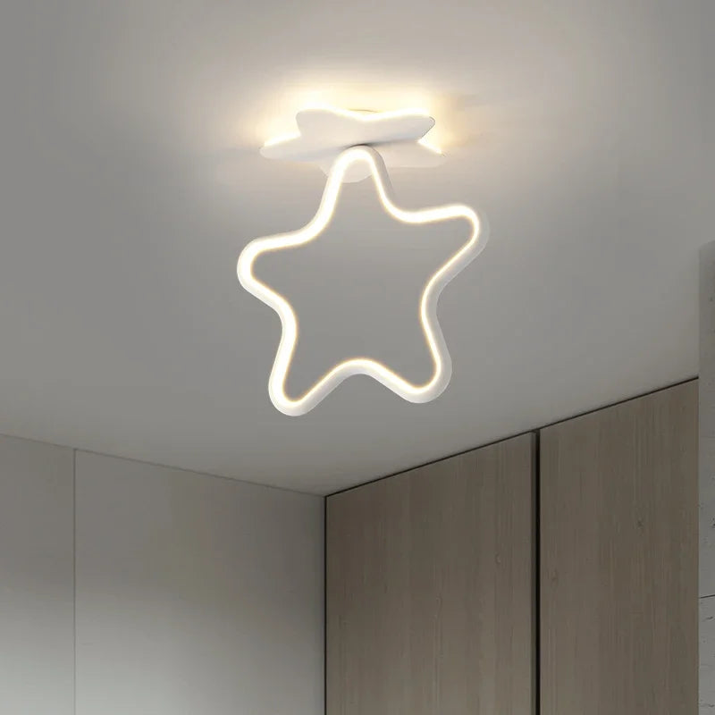 Afralia™ Heart Ceiling Light: Modern Hallway Aisle Entryway Lighting Fixture
