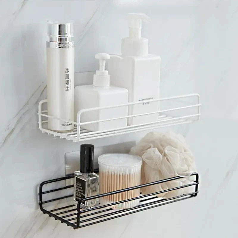 Afralia™ Corner Bathroom Storage Shelves and Shower Organizer