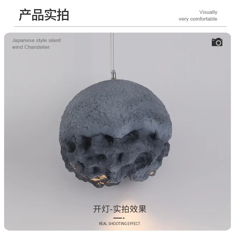 Afralia™ Minimalist Resin Pendant Light - Modern Nordic Design Chandelier for Restaurants and Bars