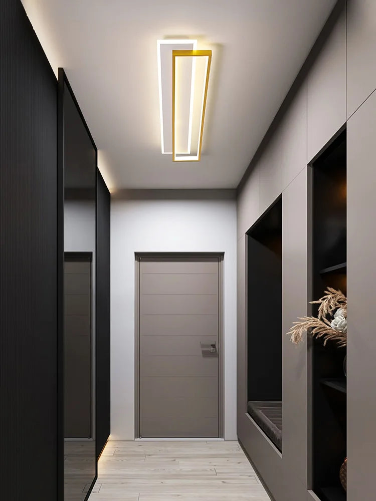 Afralia™ Modern LED Ceiling Light for Aisle, Entry, Porch, Balcony - Simple & Stylish