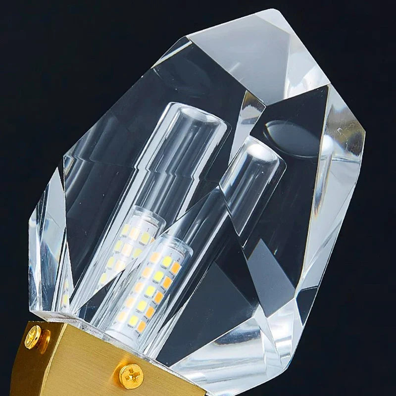 Afralia™ Crystal Luxury Chandelier Pendant Light for Living Room and Dining Room